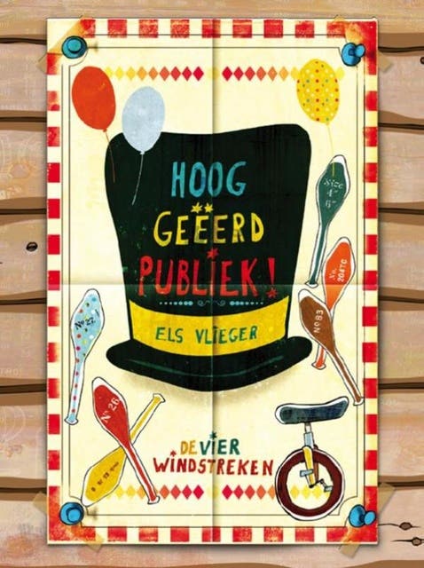 Hooggeeerd publiek! – omslag van het luisterboek van Els Vlieger