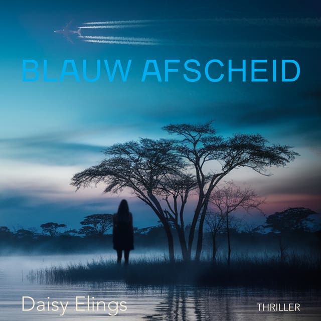 Blauw afscheid – omslag van het luisterboek van Daisy Elings