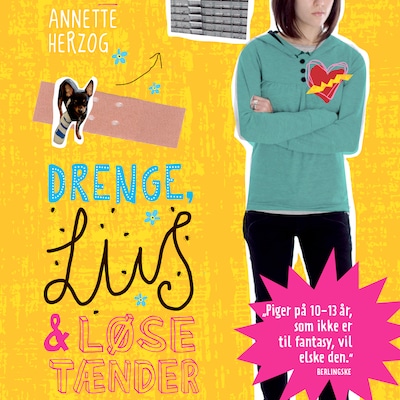 Drenge, lus og løse tænder. Drenge & ... 1 – omslag til lydbogen af Annette Herzog