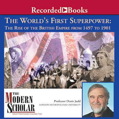 The World's First Superpower – omslag van het luisterboek van Denis Judd