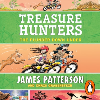 Treasure Hunters: The Plunder Down Under – omslag til lydbogen af James Patterson