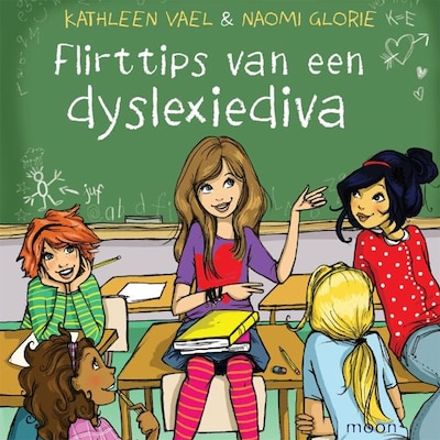 Flirttips van een dyslexiediva – omslag van het luisterboek van Kathleen Vael