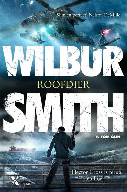Roofdier – omslag van het luisterboek van Tom Cain,Wilbur Smith