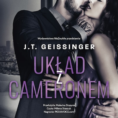 Układ z Cameronem – okładka audiobooka, autor J. T. Geissinger