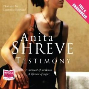 Testimony – okładka audiobooka, autor Anita Shreve