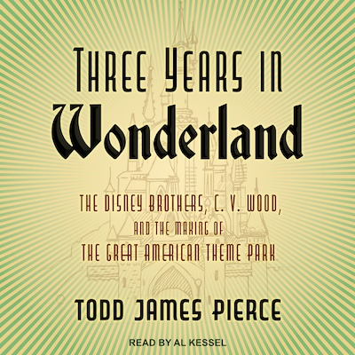 Three Years in Wonderland – omslag til lydbogen af Todd James Pierce