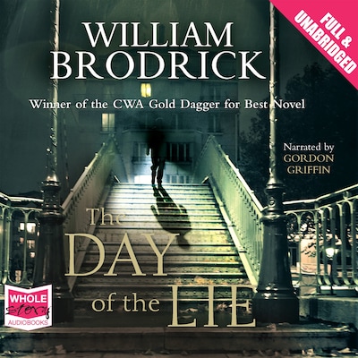 The Day of the Lie – omslag til lydbogen af William Brodrick