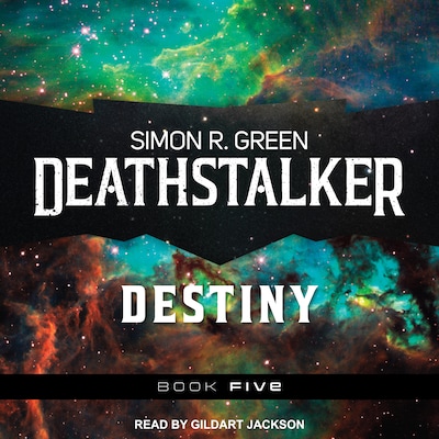 Deathstalker Destiny – omslag til lydbogen af Simon R. Green