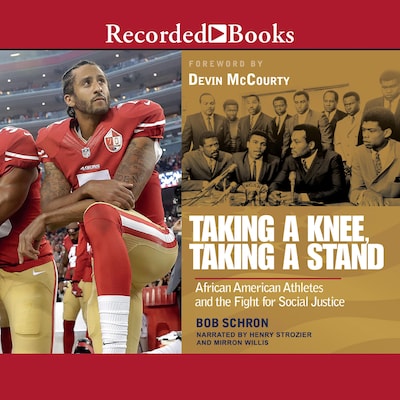 Taking a Knee, Taking a Stand – omslag til lydbogen af Bob Schron