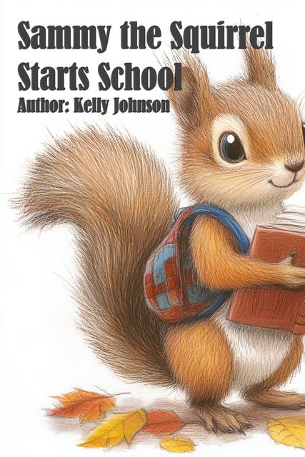 Sammy the Squirrel Starts School – omslag til lydbogen af Kelly Johnson