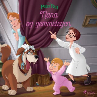 Peter Pan – Nana og gemmelegen – omslag til lydbogen af Disney