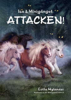 Attacken! – omslag till ljudboken av Lotta Hylander