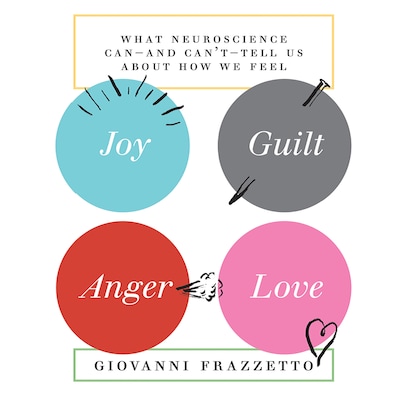Joy, Guilt, Anger, Love – omslag til lydbogen af Giovanni Frazzetto