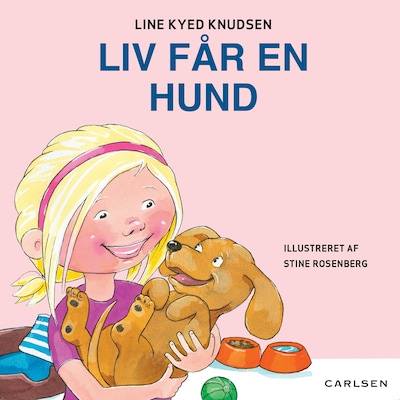 Liv får en hund – omslag til lydbogen af Line Kyed Knudsen