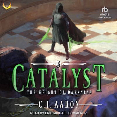 The Weight of Darkness – omslag til lydbogen af C.J. Aaron