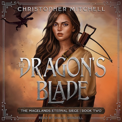 The Dragon's Blade – omslag til lydbogen af Christopher Mitchell