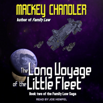 The Long Voyage of the Little Fleet – omslag til lydbogen af Mackey Chandler
