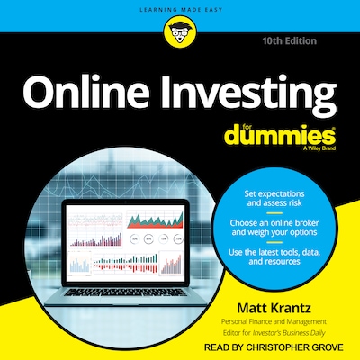 Online Investing For Dummies – omslag til lydbogen af Matt Krantz