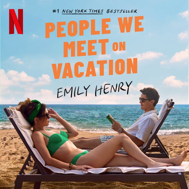 People We Meet on Vacation – omslag til lydbogen af Emily Henry