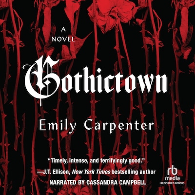 Gothictown – omslag til lydbogen af Emily Carpenter
