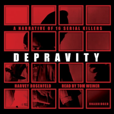 Depravity – omslag til lydbogen af Harvey Rosenfeld