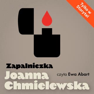 Zapalniczka – okładka audiobooka, autor Joanna Chmielewska