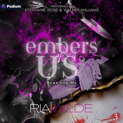 Embers of Us – omslag til lydbogen af Ria Wilde