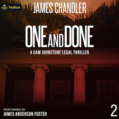 One and Done – omslag til lydbogen af James Chandler