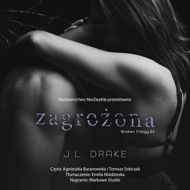 Zagrożona – okładka audiobooka, autor J L Drake