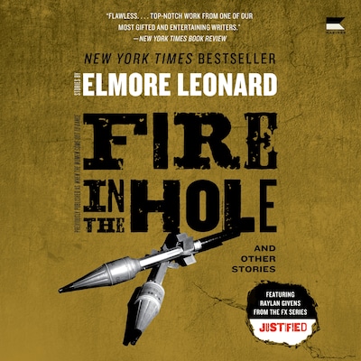 Fire in the Hole – omslag til lydbogen af Elmore Leonard