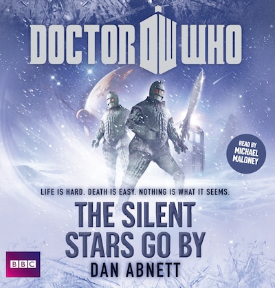 Doctor Who: The Silent Stars Go By – omslag til lydbogen af Dan Abnett