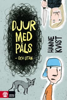 Djur med päls och utan – omslag till ljudboken av Hanne Kvist