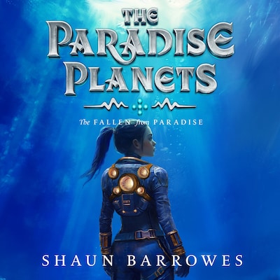 The Paradise Planets – omslag til lydbogen af Shaun Barrowes