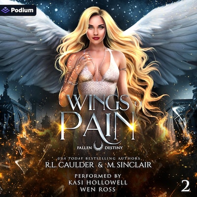 Wings of Pain – omslag til lydbogen af R.L. Caulder, M. Sinclair
