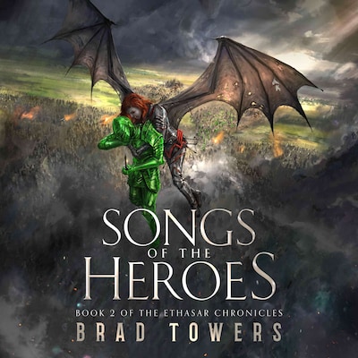 Songs of the Heroes – omslag til lydbogen af Brad Towers
