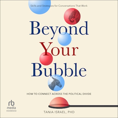 Beyond Your Bubble – omslag til lydbogen af Tania Israel