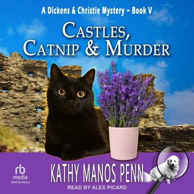 Castles, Catnip & Murder – omslag til lydbogen af Kathy Manos Penn