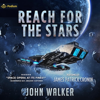 Reach for the Stars – omslag til lydbogen af John Walker