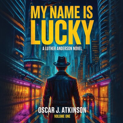 My Name is Lucky – omslag til lydbogen af Oscar J. Atkinson