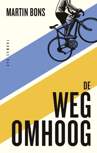 De weg omhoog (naar Alpe d'Huez) – omslag van het luisterboek van Martin Bons