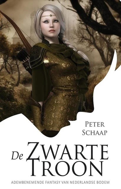 De zwarte troon – omslag van het luisterboek van Peter Schaap