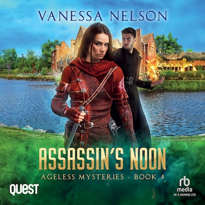 Assassin's Noon – omslag til lydbogen af Vanessa Nelson