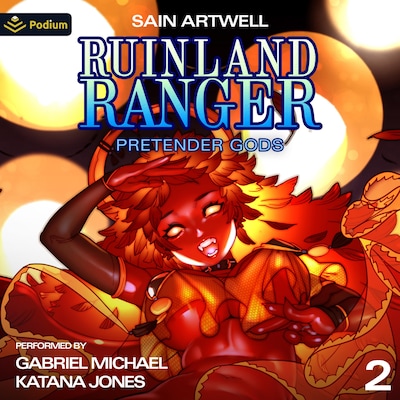 Pretender Gods – omslag til lydbogen af Sain Artwell