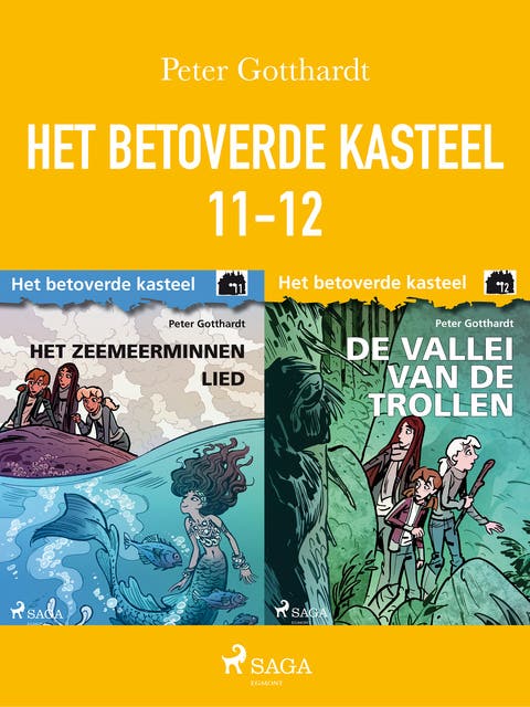 Het betoverde kasteel 11-12 – omslag van het luisterboek van Peter Gotthardt