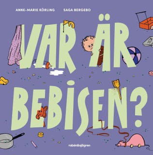 Var är bebisen? – omslag till ljudboken av Anne-Marie Körling