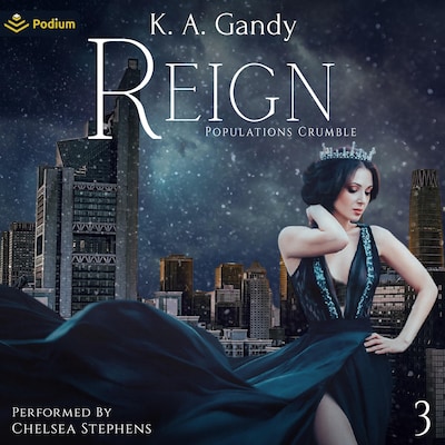 Reign – omslag til lydbogen af K.A. Gandy