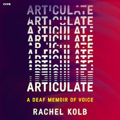Articulate – omslag til lydbogen af Rachel Kolb