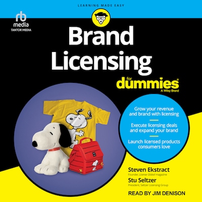 Brand Licensing For Dummies – omslag til lydbogen af Steven Ekstract, Stu Seltzer