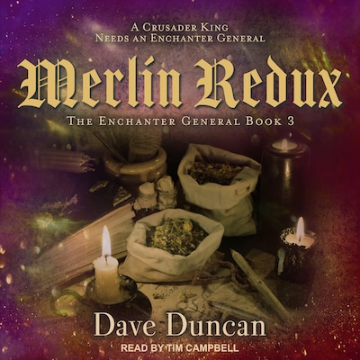 Merlin Redux – omslag til lydbogen af Dave Duncan