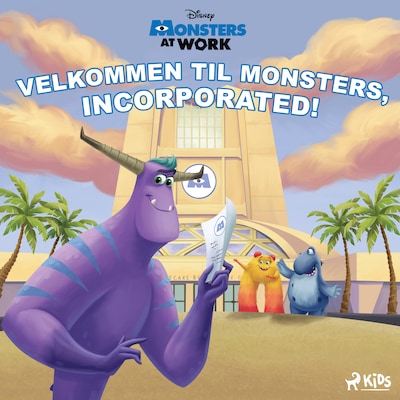 Monstre på job - Velkommen til Monsters, Incorporated! – omslag til lydbogen af Disney
